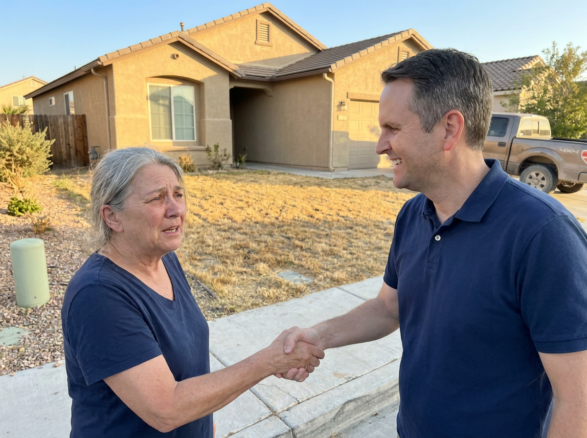 A handshake sealing a fair cash deal